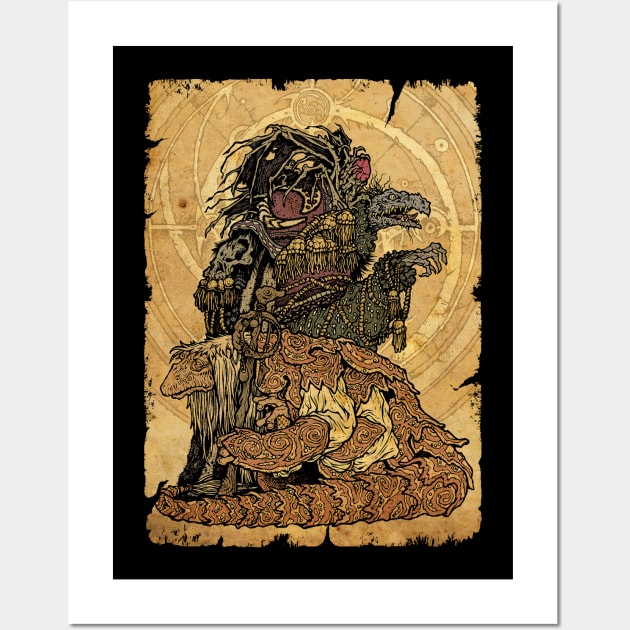 Card Dark Crystal 1 Wall Art by ngaritsuket